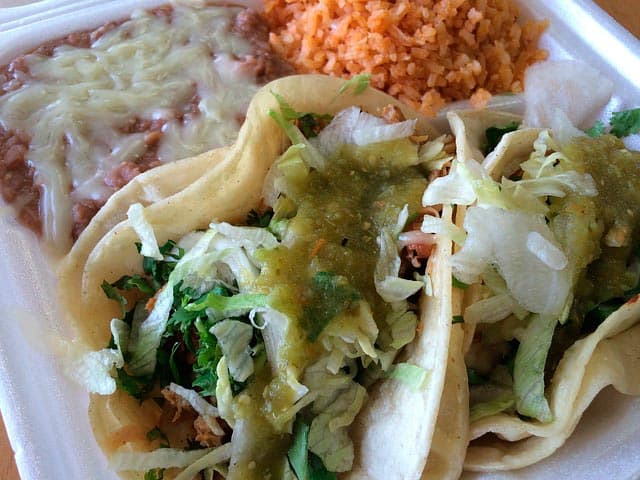 homemade Mexican food